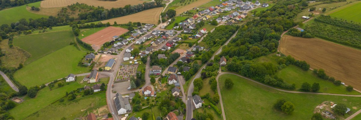 Luftaufnahme der Ortsgemeinde Kirf