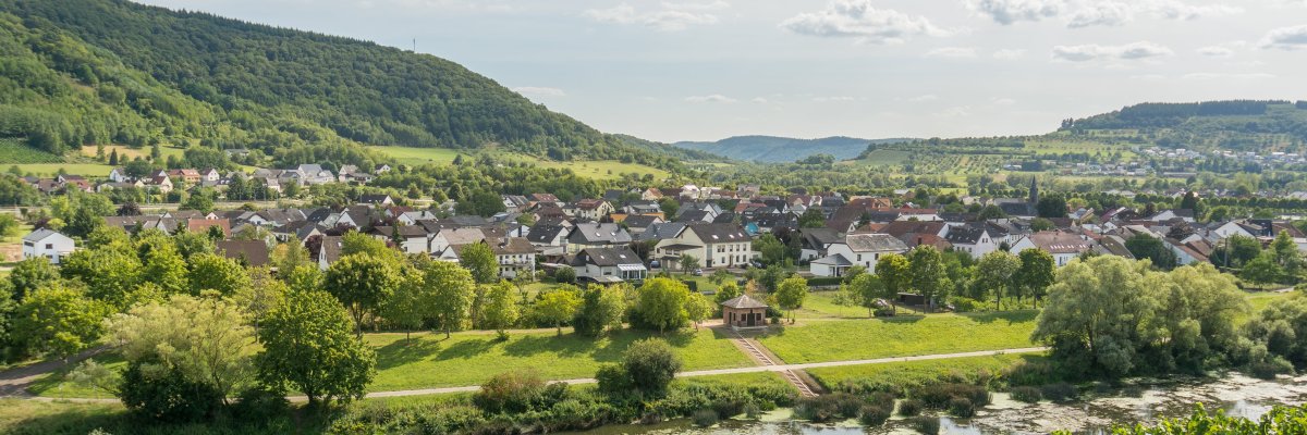 Luftaufnahme der Ortsgemeinde Schoden