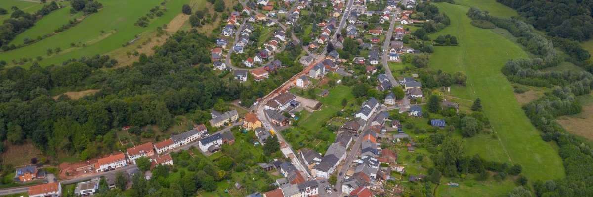 Luftaufnahme der Ortsgemeinde Trassem