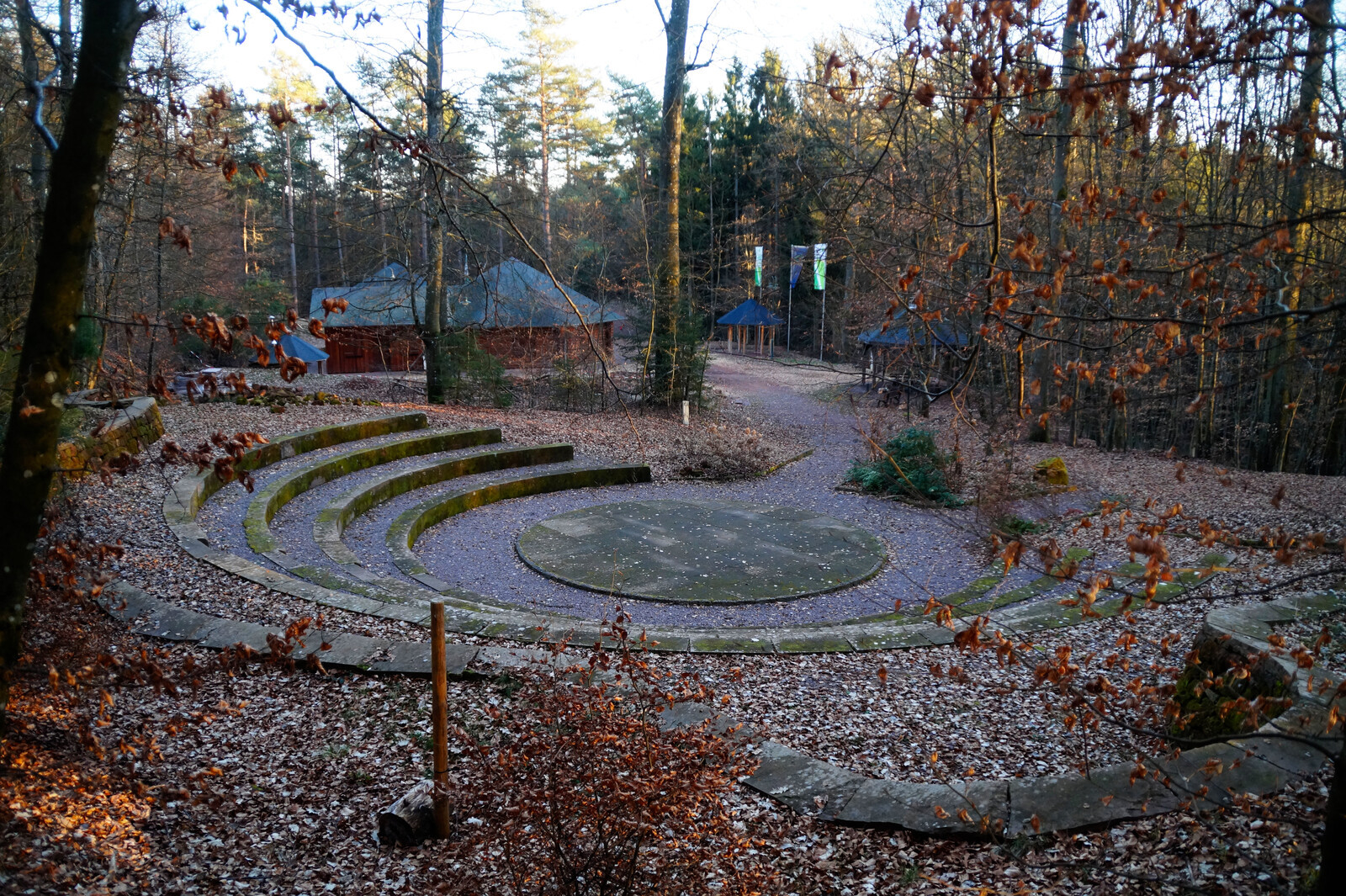 Blick auf das Walderlebniszentrum in Trassem